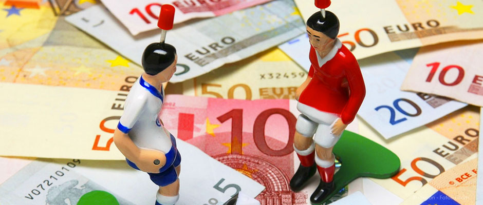 billet euros joueur foot